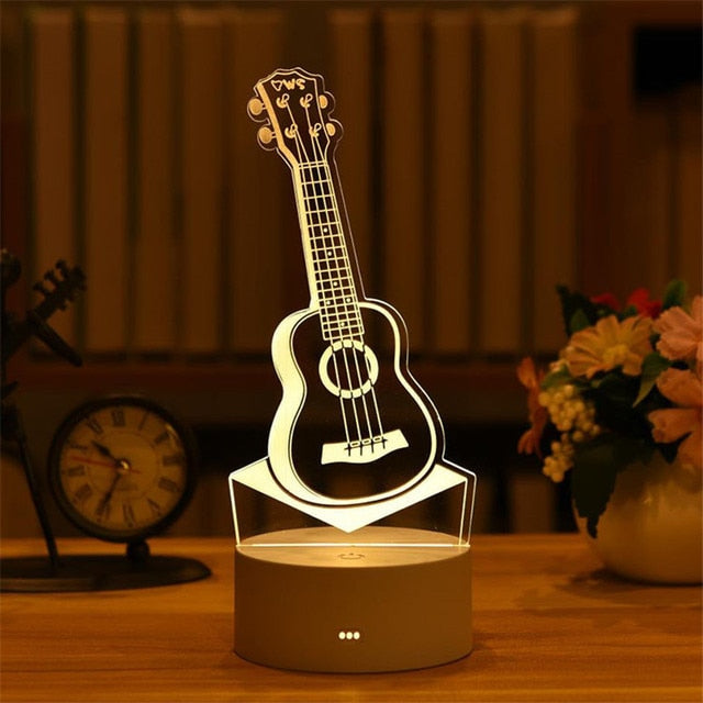 3D acrylic led lamp